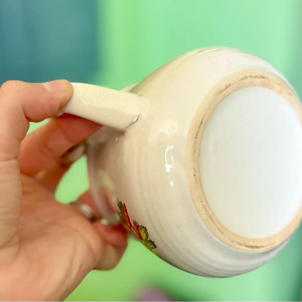 Vintage Rustic Retro Chicken & Tomato Soup Cottagecore Mug Bowl Set of 2 - Picture 8 of 8